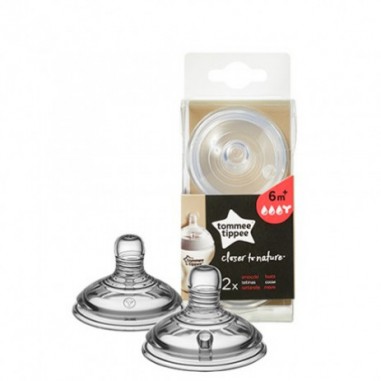 Tommee Tippee Биберон за хранене Easy-Vent звезда - 4 капки 6+ месеца